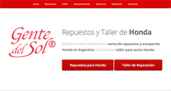 Desktop Screenshot of gentedelsol.com